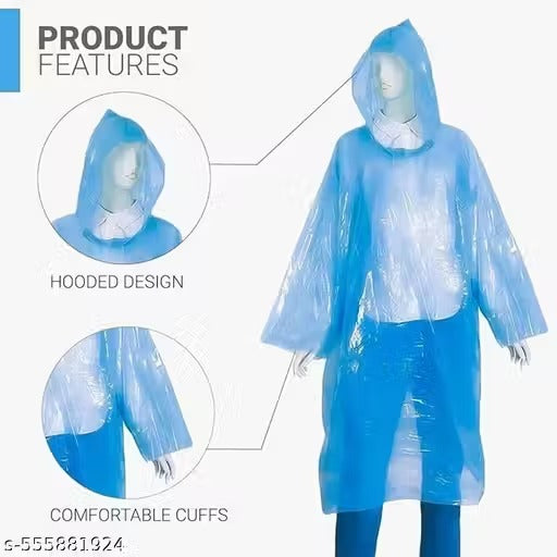 Waterproof Hooded Poncho Ball Rain Coat